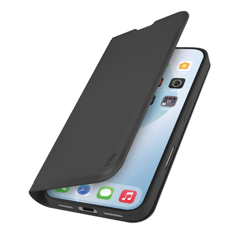 SBS Wallet smooth for Apple iPhone 17 Air Black