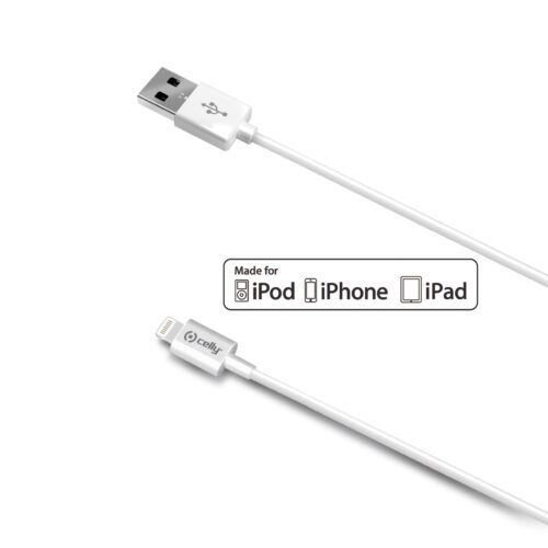 Celly Data Cable Lightning (2meters) White