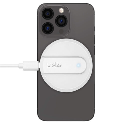 SBS MagSafe 10W Magnetic Wireless Charger White
