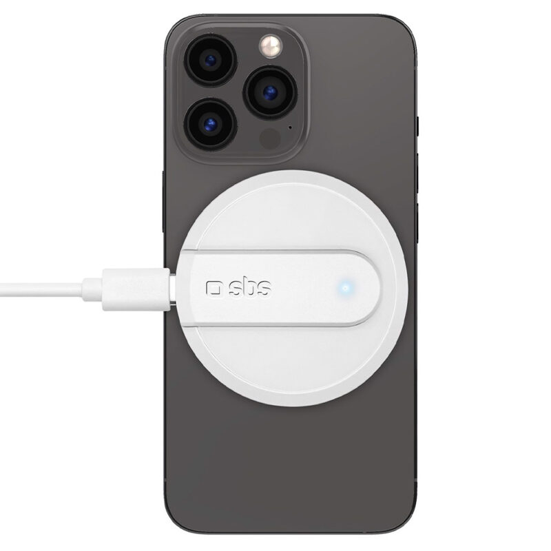 SBS MagSafe 10W Magnetic Wireless Charger White