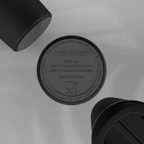 SBS WeWater Arome Black travel tumbler 500ml - Image 3