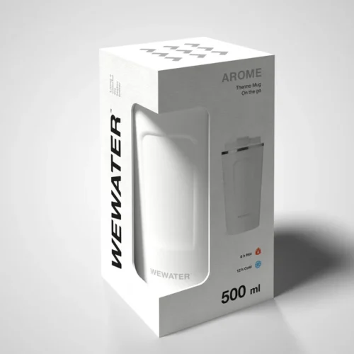 SBS WeWater Artic White travel tumbler 500ml - Image 4