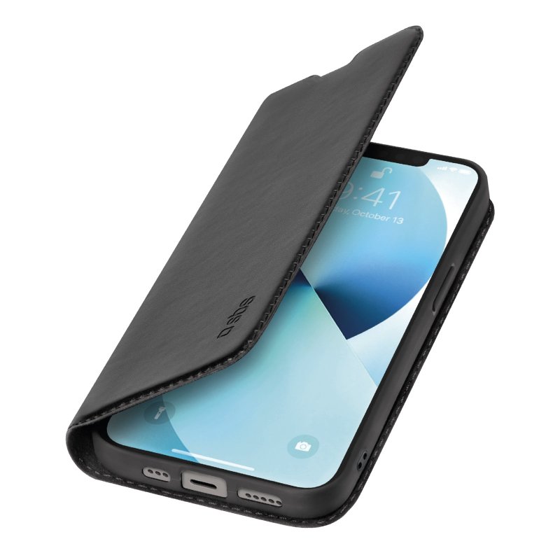 SBS Book Wallet Lite Case for iPhone 14/13 Black