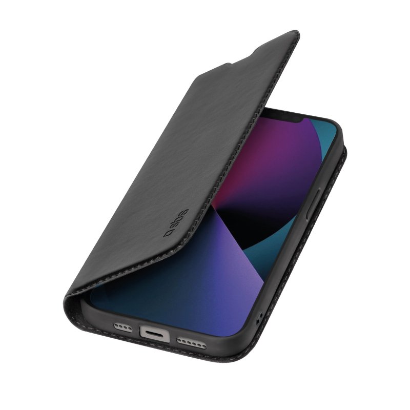 SBS Book Wallet Lite Case for iPhone 14 Plus Black