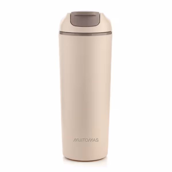 Muitomas Never Fall Down Water Bottle 450mL White