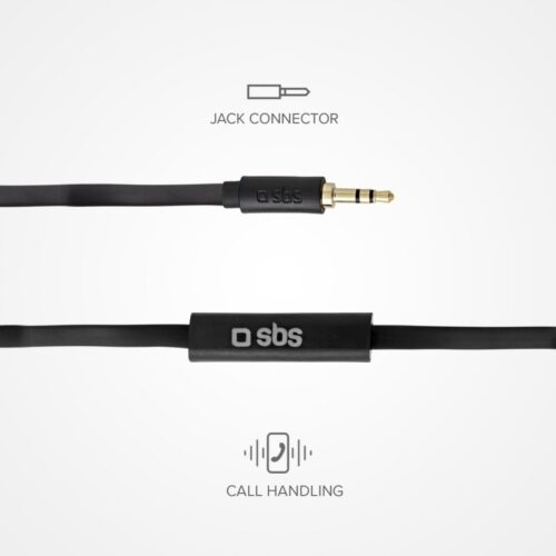 SBS In-ear stereo earset Studio Mix 30 with Jack Connector Black - Image 3