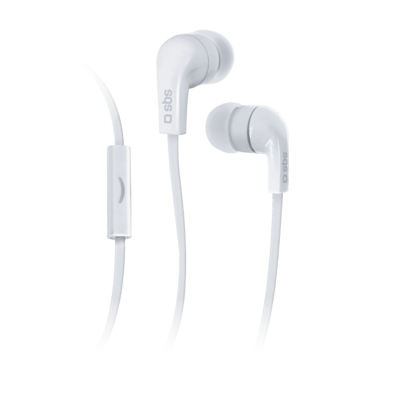 SBS In-ear stereo earset Studio Mix 30 with Jack Connector White