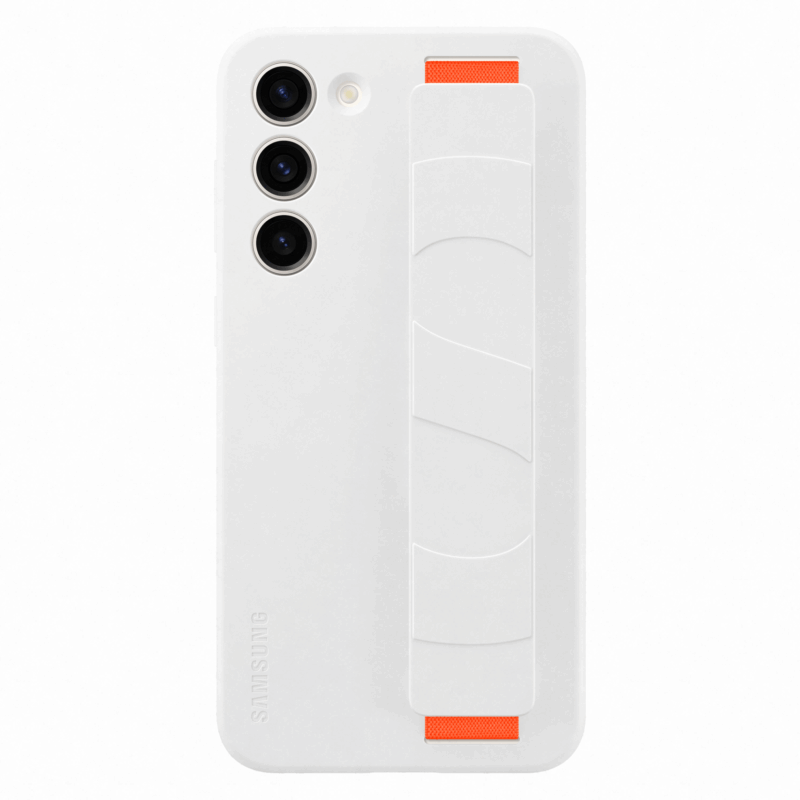 Samsung Silicone Grip Case for Samsung Galaxy S23+ White