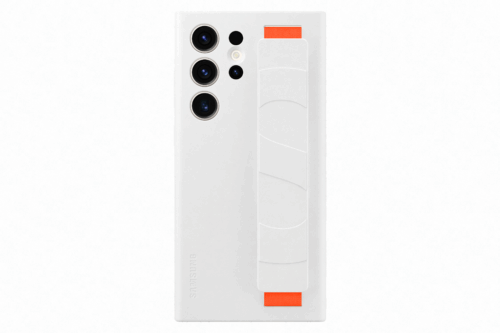 Samsung Silicone Grip Case for Samsung Galaxy S23 Ultra White