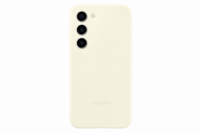 Samsung Silicone Case for Samsung Galaxy S23 Cream