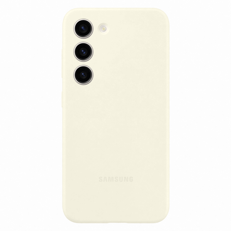 Samsung Silicone Case for Samsung Galaxy S23 Cream