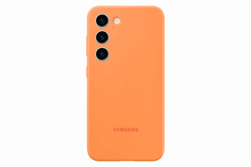 Samsung Silicone Case for Samsung Galaxy S23 Orange