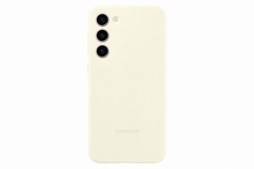 Samsung Silicone Case for Samsung Galaxy S23+ Cream