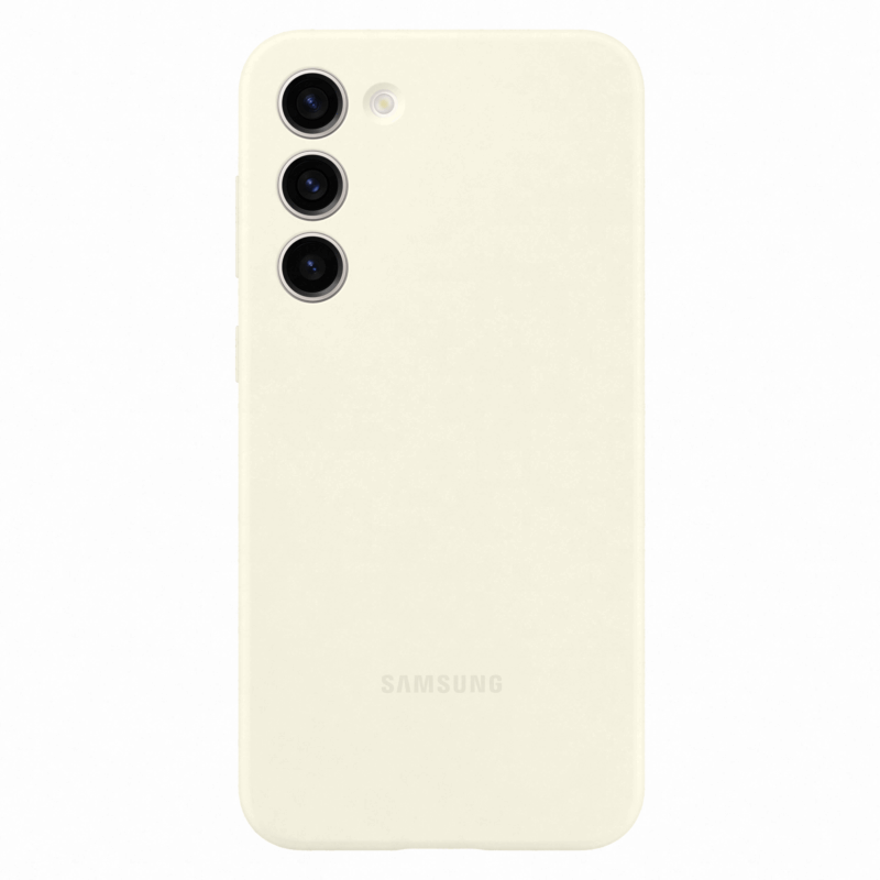 Samsung Silicone Case for Samsung Galaxy S23+ Cream