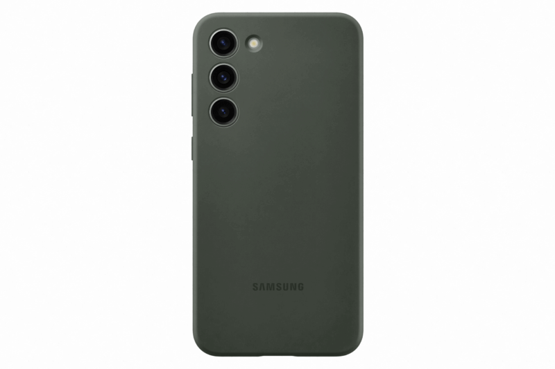 Samsung Silicone Case for Samsung Galaxy S23+ Green