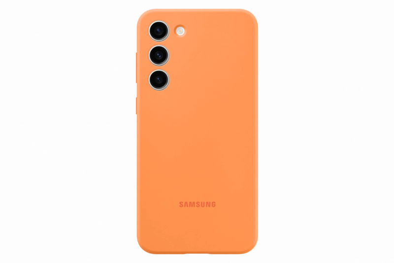 Samsung Silicone Case for Samsung Galaxy S23+ Orange