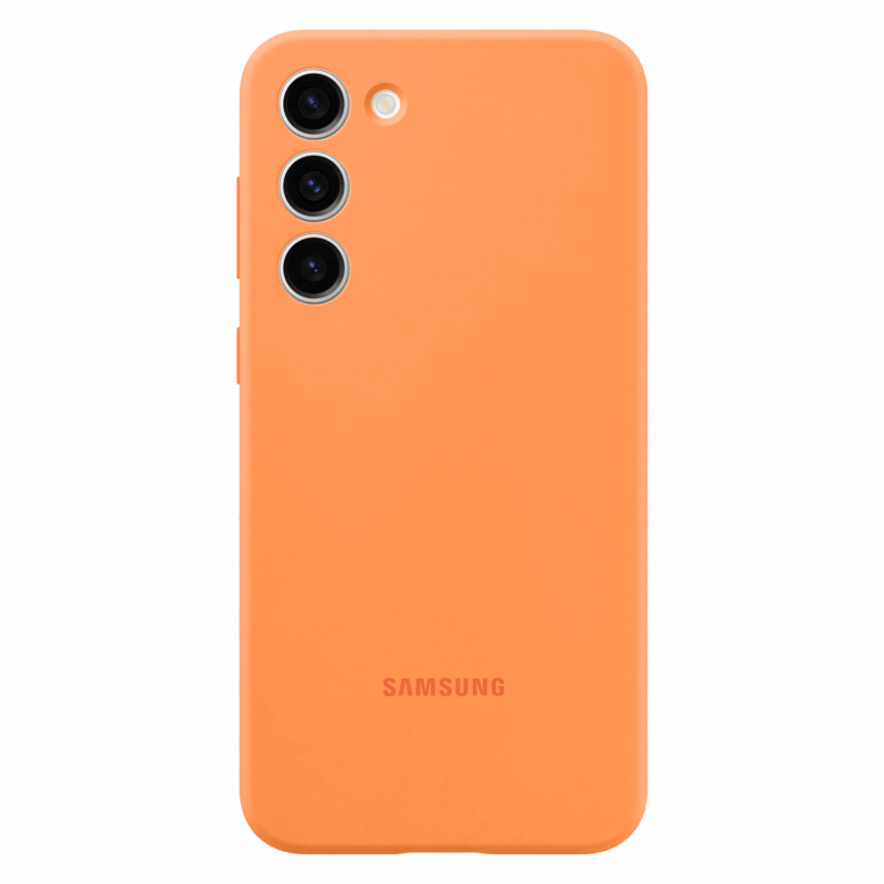 Samsung Silicone Case for Samsung Galaxy S23+ Orange