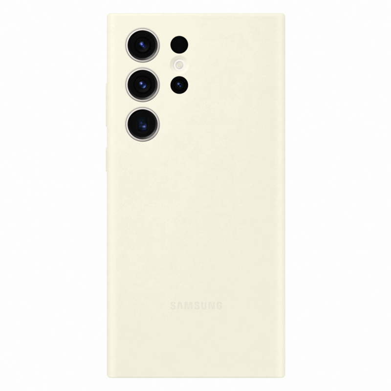 Samsung Silicone Case for Samsung Galaxy S23 Ultra Cream