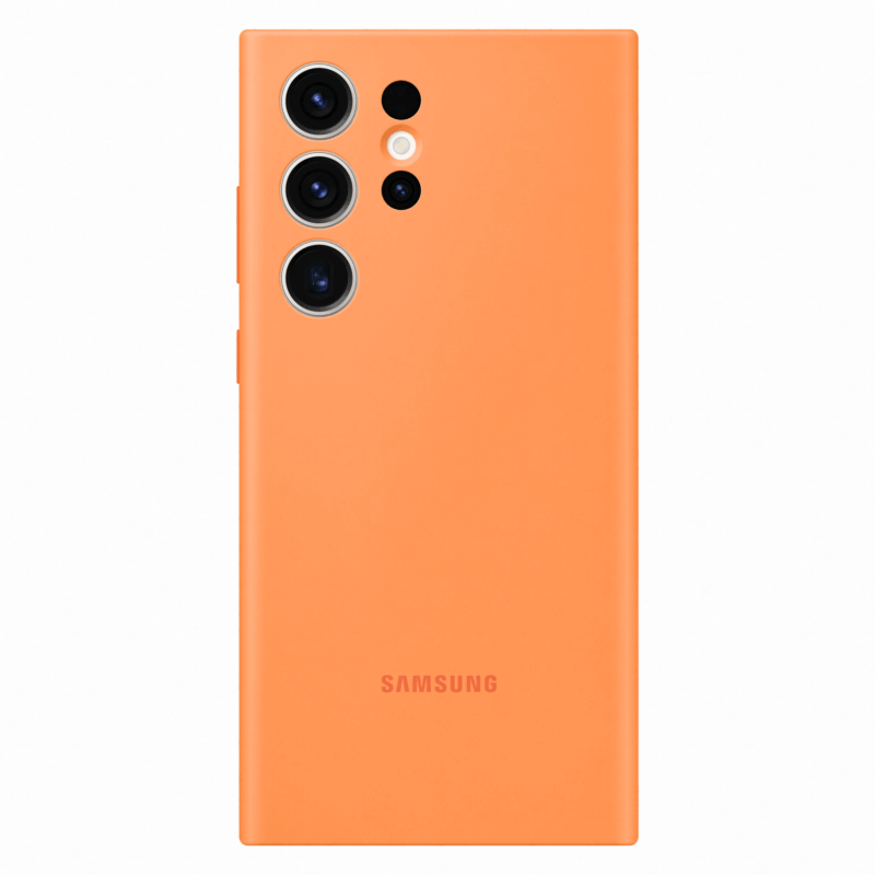 Samsung Silicone Case for Samsung Galaxy S23 Ultra Orange