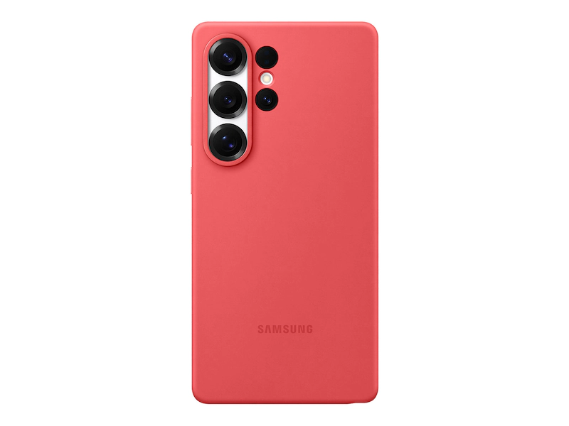 Samsung Silicone Case for Galaxy S25 Ultra Red
