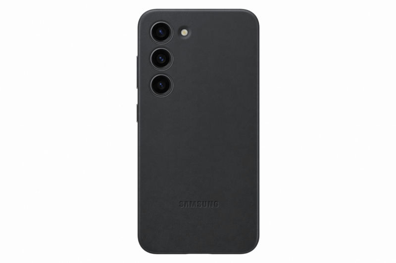 Samsung Leather Case for Samsung Galaxy S23 Black