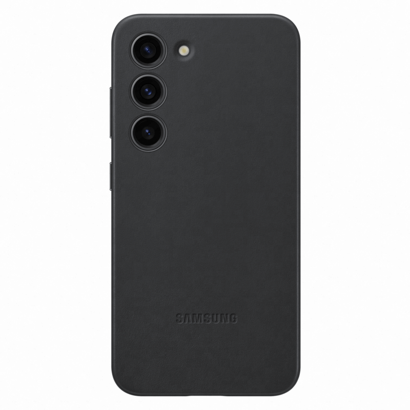 Samsung Leather Case for Samsung Galaxy S23 Black