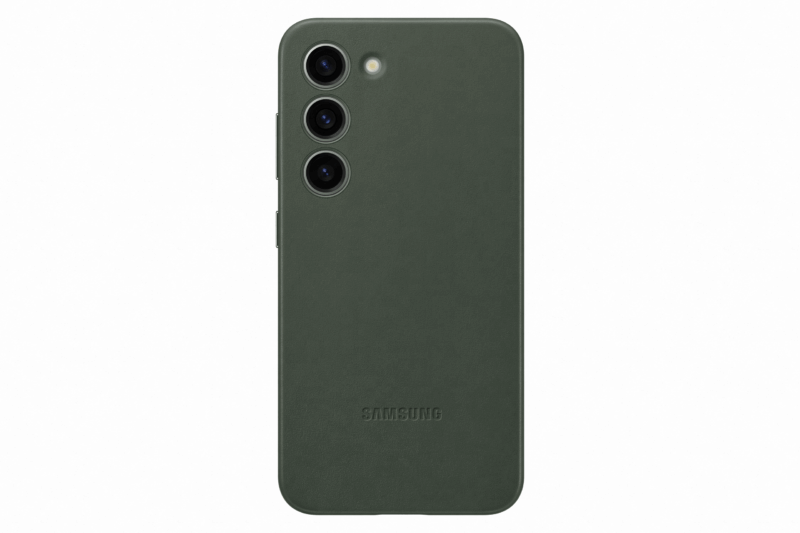 Samsung Leather Case for Samsung Galaxy S23 Green
