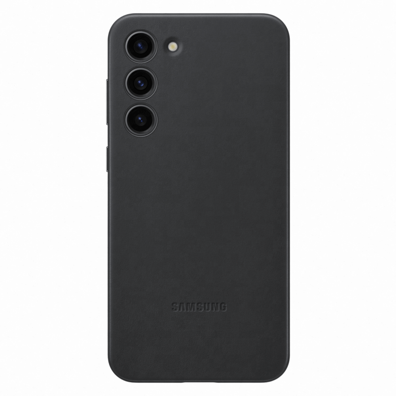 Samsung Leather Case for Samsung Galaxy S23+ Black