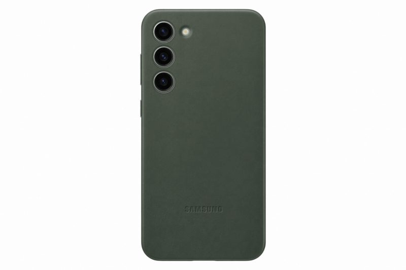 Samsung Leather Case for Samsung Galaxy S23+ Green