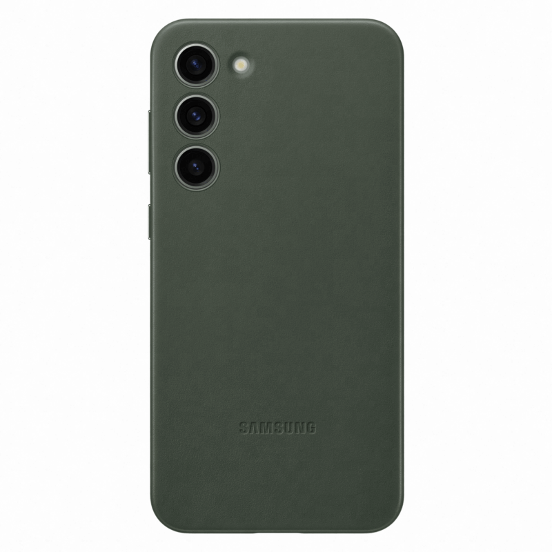 Samsung Leather Case for Samsung Galaxy S23+ Green