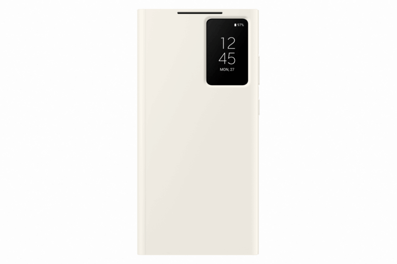 Samsung Smart View Wallet Case for Samsung Galaxy S23 Ultra Cream