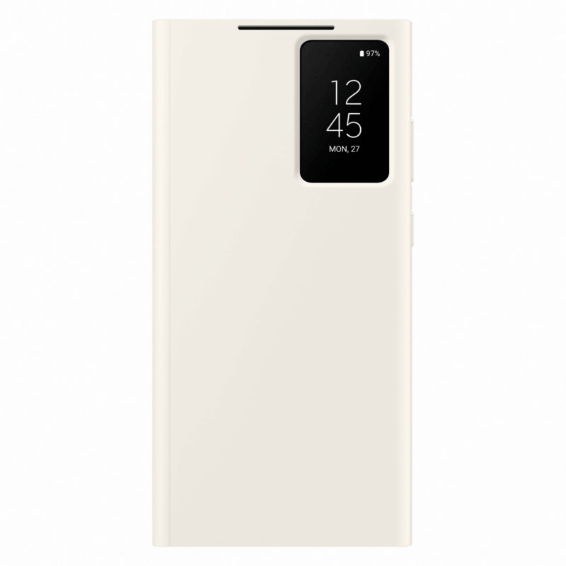 Samsung Smart View Wallet Case for Samsung Galaxy S23 Ultra Cream