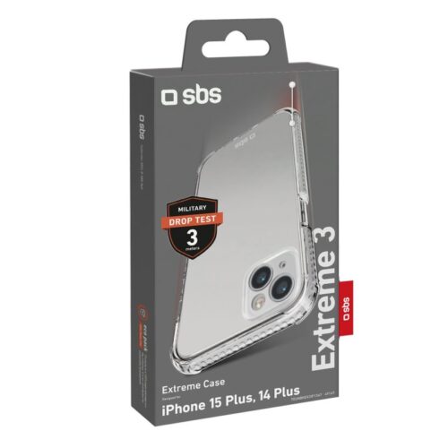 SBS Extreme X3 Cover for iPhone 15 Plus/14 Plus Transparent - Image 2