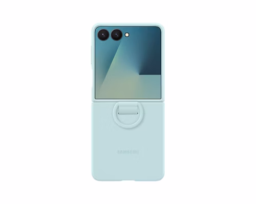 Samsung Silicone Ring Case for Galaxy Z Flip7 Mint - Image 2