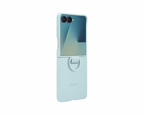 Samsung Silicone Ring Case for Galaxy Z Flip7 Mint - Image 3