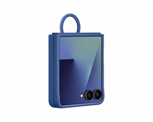 Samsung Silicone Ring Case for Galaxy Z Flip7 Blue