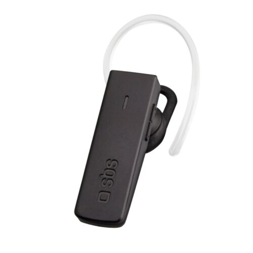 SBS Multipoint Wireless headset with earpiece Black