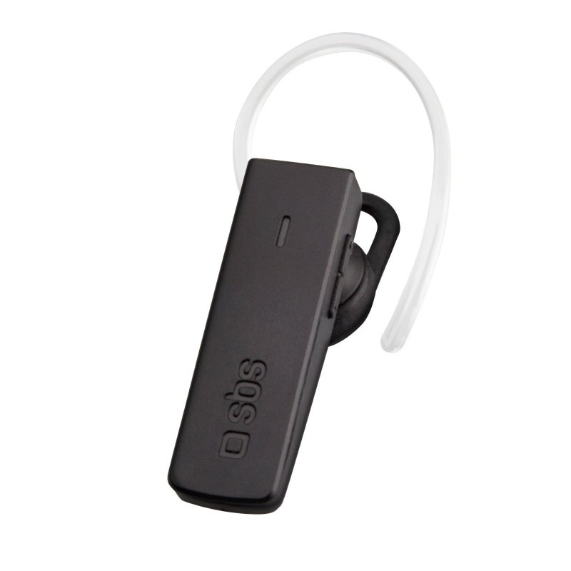 SBS Multipoint Wireless headset with earpiece Black