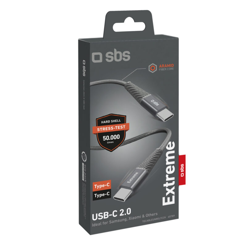 SBS USB-C - USB-C Aramid Fibre Cable - Image 2