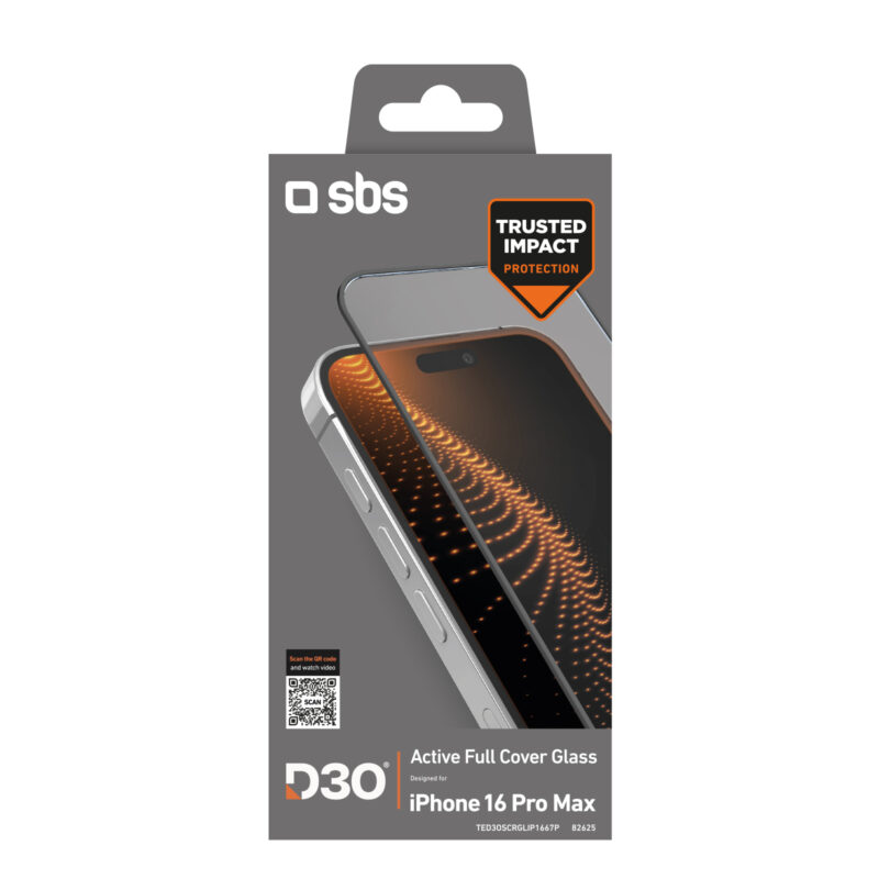 SBS D3O Screenglass for iPhone 16 Pro Max - Image 2