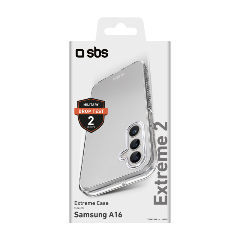 SBS Cover Extreme X2 for Samsung Galaxy A16, transparent - Image 2