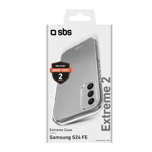 SBS Cover Extreme X2 for Samsung Galaxy S24 FE, transparent - Image 2