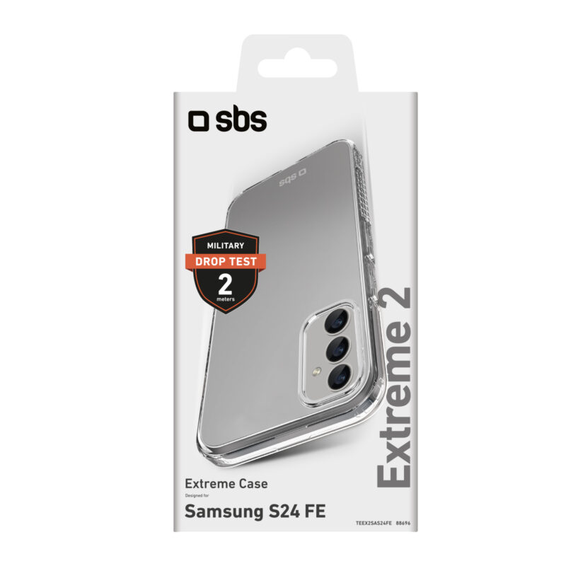 SBS Cover Extreme X2 for Samsung Galaxy S24 FE, transparent - Image 2