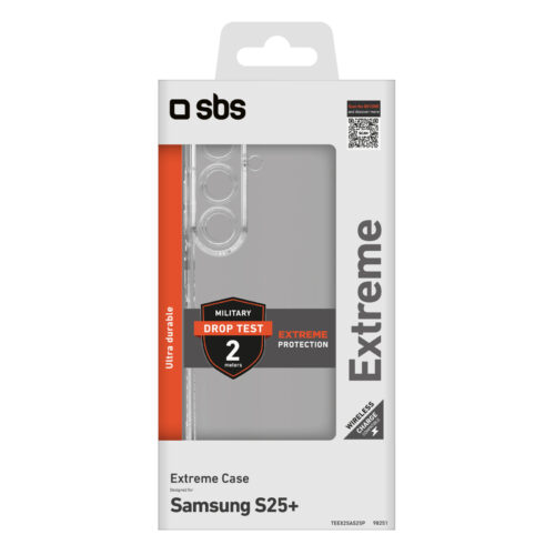 SBS Cover Extreme X2 for Samsung Galaxy S25+, transparent - Image 2
