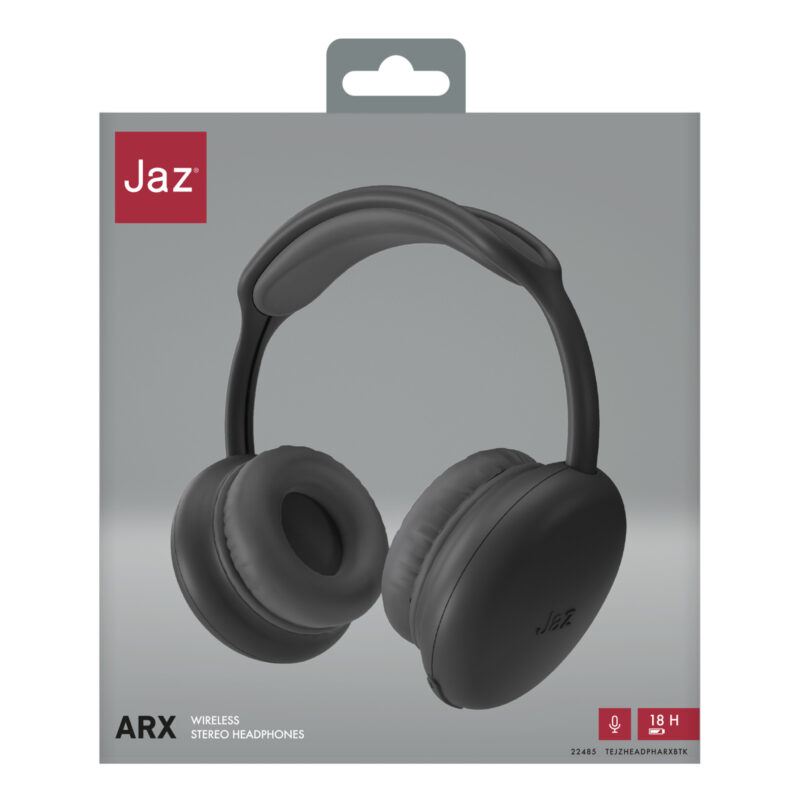 SBS Wireless headphones, integrated buttons and microphone, black - Image 2