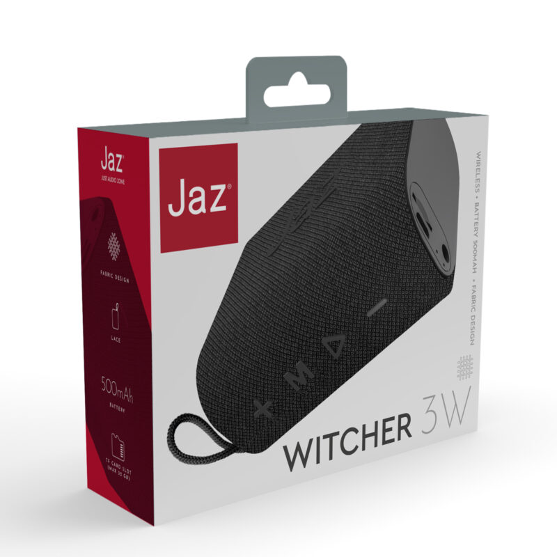 SBS Speaker 3W, integrated controls, Jack 3,5 mm and TF card, black - Image 2