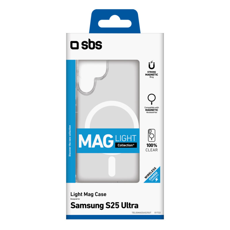 SBS Light Mag Cover for Samsung S25 Ultra, transparent - Image 2