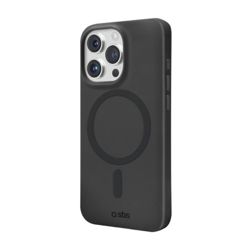 SBS Instinct cover compatible with MagSafe for iPhone 16 Pro Max, black
