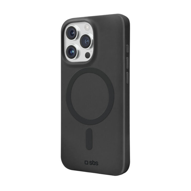 SBS Instinct cover compatible with MagSafe for iPhone 16 Pro Max, black