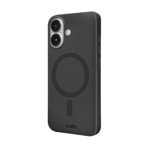 SBS Instinct cover compatible with MagSafe for iPhone 16 Plus, black